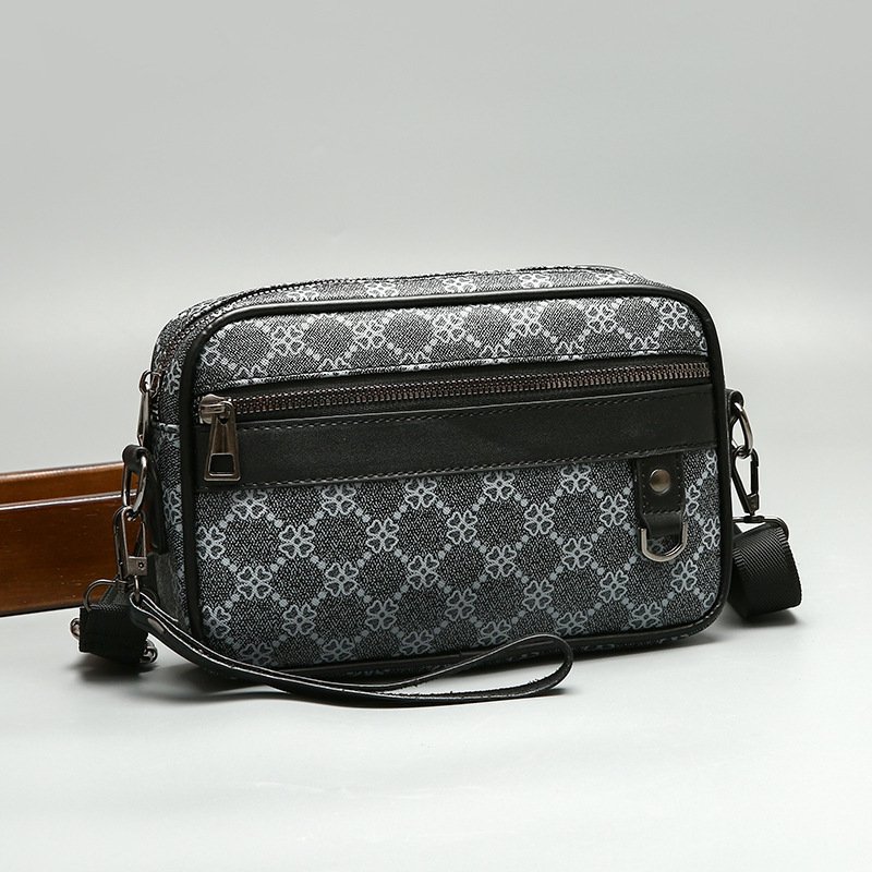 Vapetix Free Size-Free Size Men's Bag High-Grade Crossbody Bag Men's Bag Casual Fashion Trend Single Shoulder Bag Business Comm – Bild 3