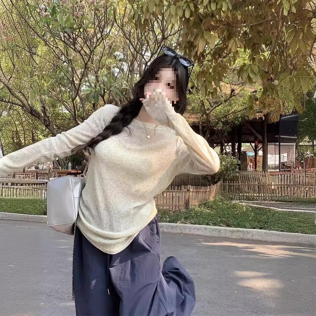 Vapetix S-XL American-style semi-transparent sunscreen long-sleeve T-shirt for women, summer loose casual thin c – Bild 4