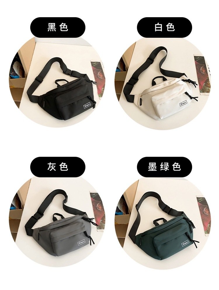 Vapetix Free Size-Free Size Men's Crossbody Bag, Streetwear Fashion Sporty Unisex Single Strap Bag, Versatile Chest Bag for Men - 图片 3