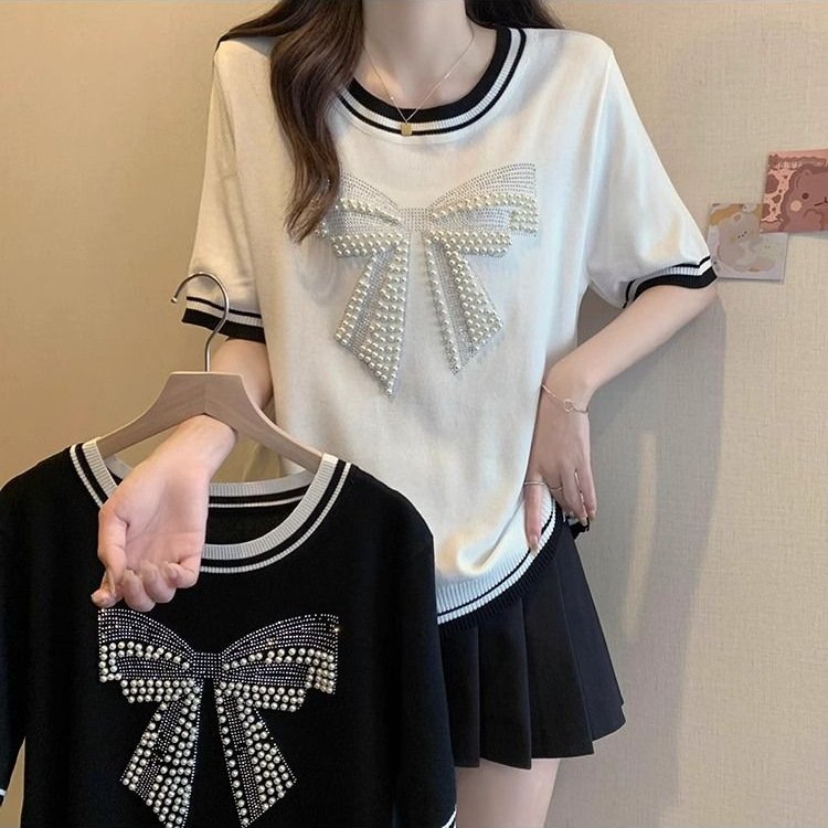 Vapetix Free Size-Free Size ***Counter removal label cutting large size women's clothing 2025 summer versatile ice silk short-s – Bild 6