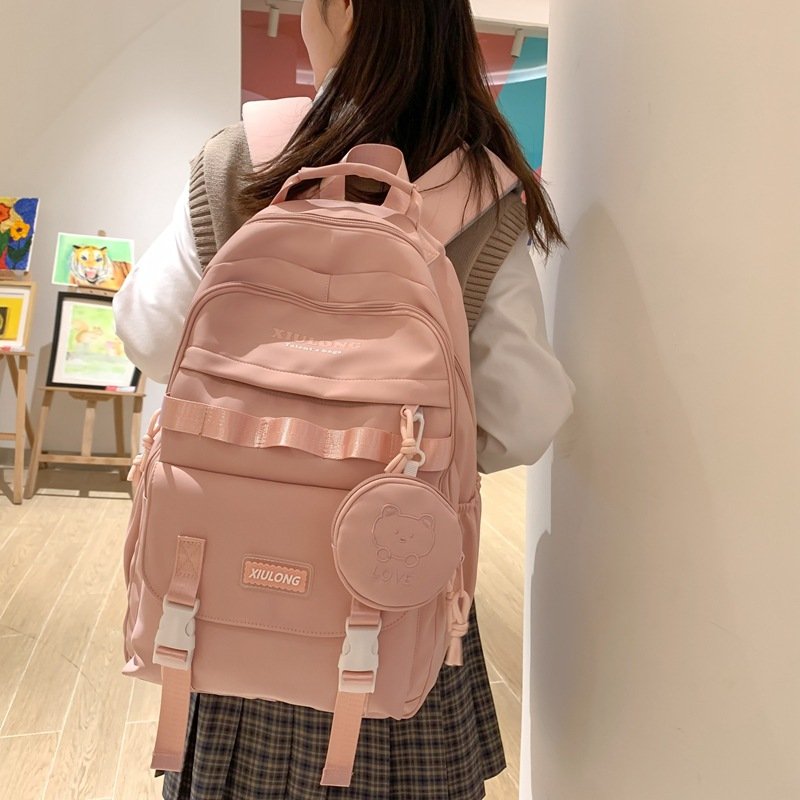 Vapetix Free Size-Free Size Multi-layer backpack, stylish middle school student school bag for girls, high school students, Jap – Bild 4