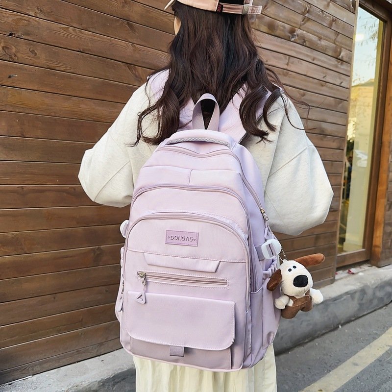 Vapetix Free Size-Free Size Nature-style student bag for girls, Korean version, casual and versatile, suitable for primary and – Bild 5