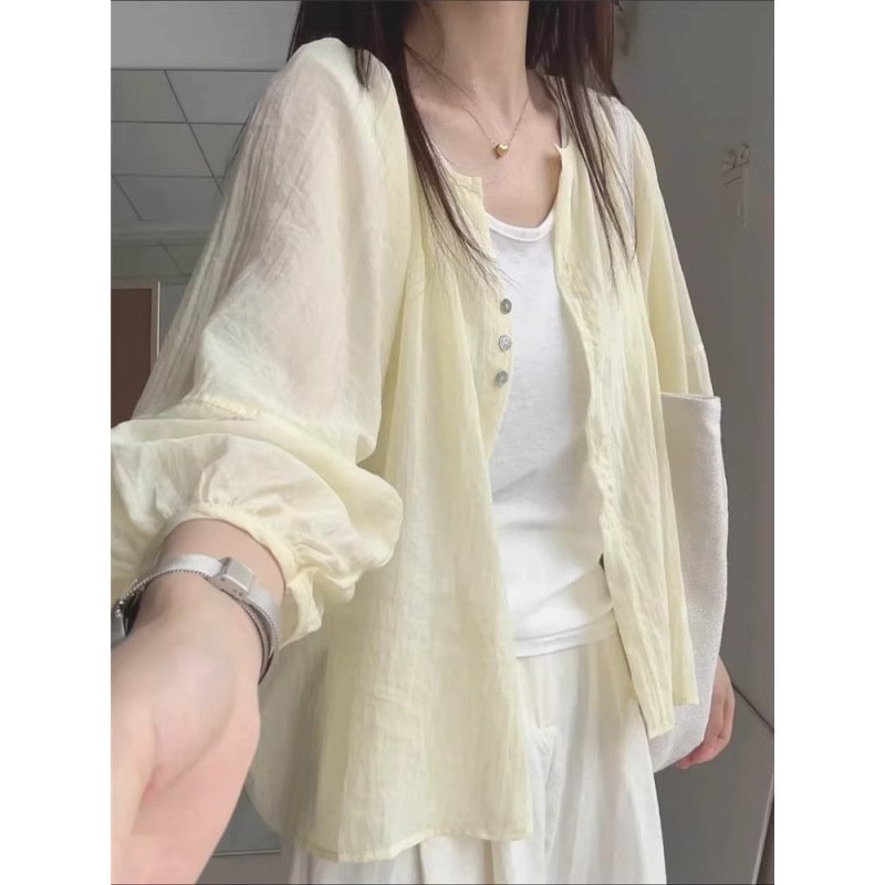 Vapetix Sizing suggestion for 4XL: 175-200 cm-Size 3XL recommended for 150-175 cm height. Women's Summer Sun Protection Shirt, Lightweight Open Cardigan, Loose Fit, Versatile Long Sleeve Bl – Bild 7