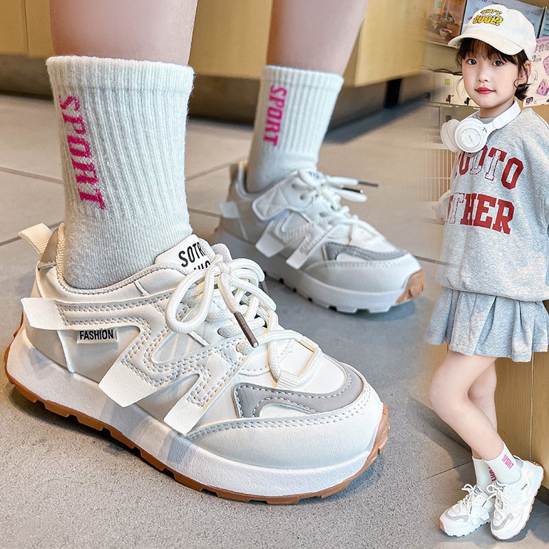 Vapetix 26-37 Thick-soled A-gong shoes for women, autumn student fashion, soft bottom, dad shoes, anti-slip sport – Bild 6