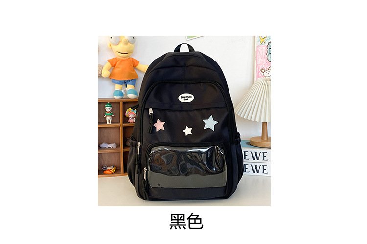 Vapetix Free Size-Free Size Japanese-style cute nylon transparent pain bag with large capacity, versatile for girls and student – Bild 6