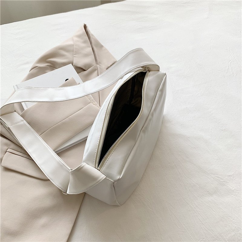 Vapetix Free Size-Free Size Large Capacity Women's Soft Leather Indie Commuter Tote Bag College Student School Single Shoulder – Bild 8