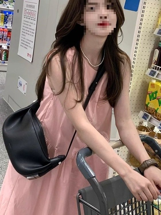 Vapetix S-XL Loose Pink Tank Top Bodysuit Dress for Plus Size and Petite Women, Unisex Summer Outfit with Unique – Bild 4