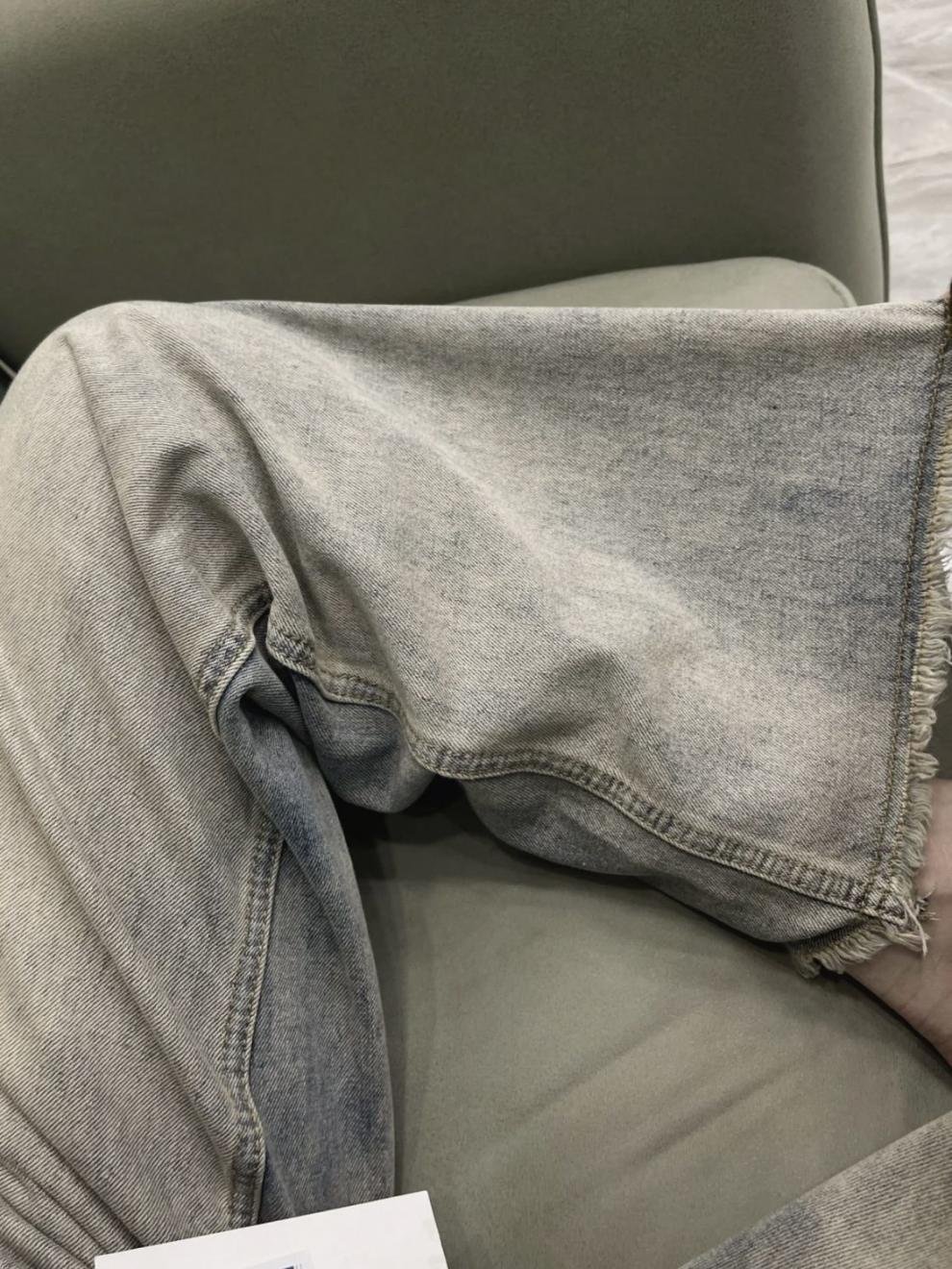 Vapetix ☏XS☏-☏2XL☏ Vintage Retro Versatile Women's Spring and Summer Minority Loose Slimming Frayed Wide Leg Floor-Len – Bild 6