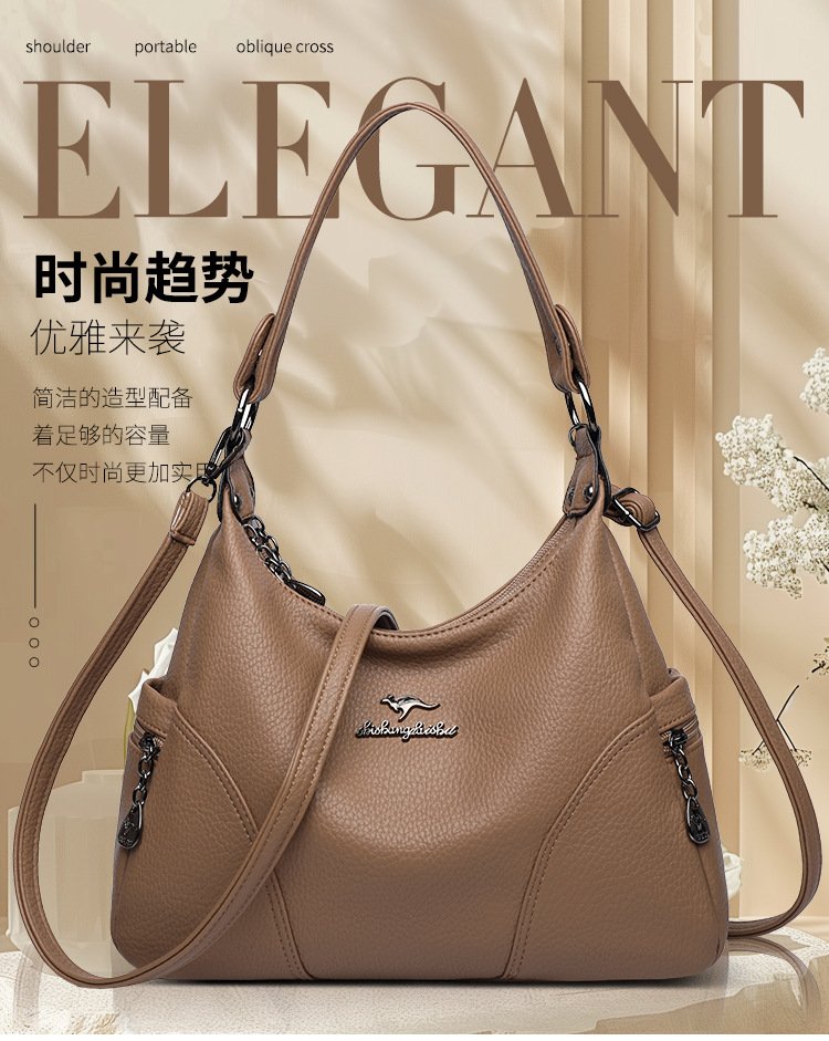 Vapetix Free Size-Free Size Stylish, High-End Bag for Women: Trendy European & American-Style Crossbody Bag with Textured Patch – Bild 9