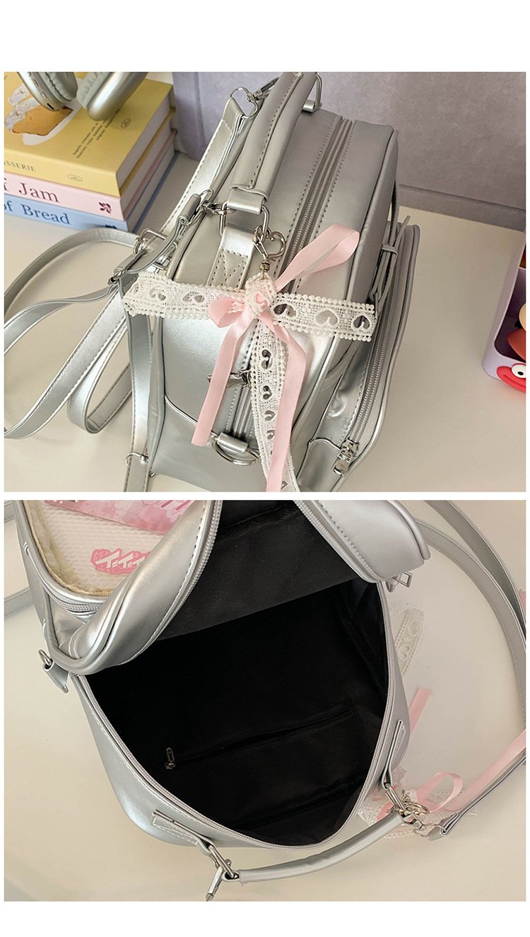 Vapetix No accessories-No accessories High-Quality Pain Bag for Beautiful Women, Summer 2025 Transparent Single and Double Shoulder Two-P – Bild 7