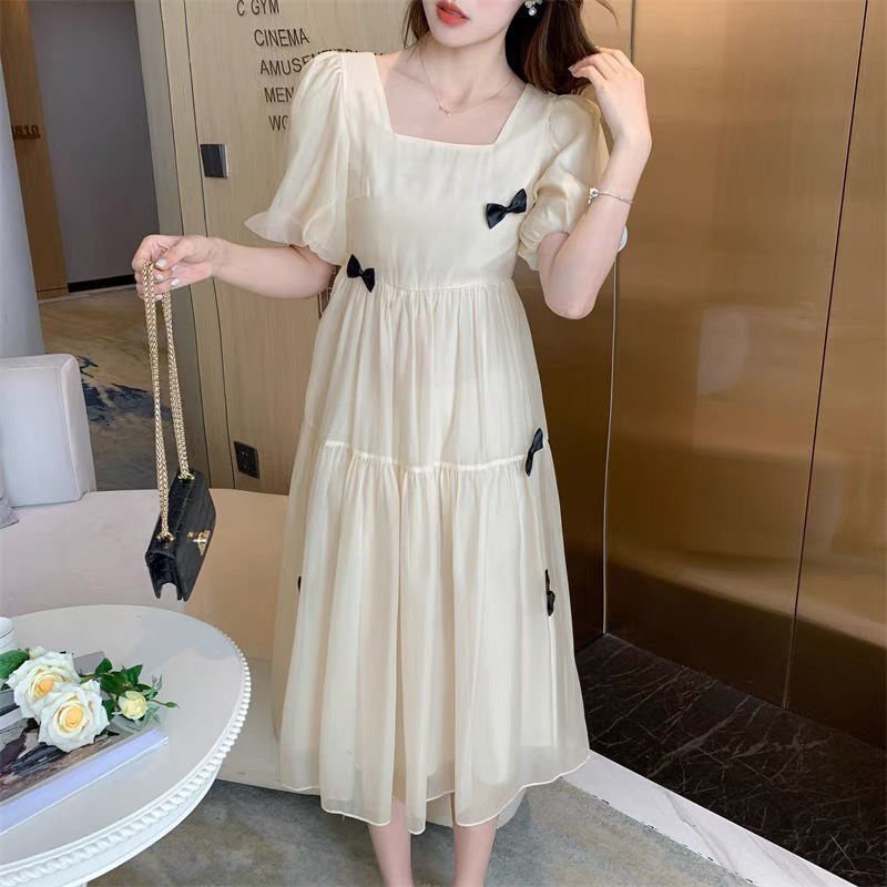 Vapetix S suggests 60-75 pounds-2XL Suggests 115-135 Pounds Fresh and cute dress for young girls, summer clothing 2025, sweet waist-tightening mesh princess sk – Bild 6