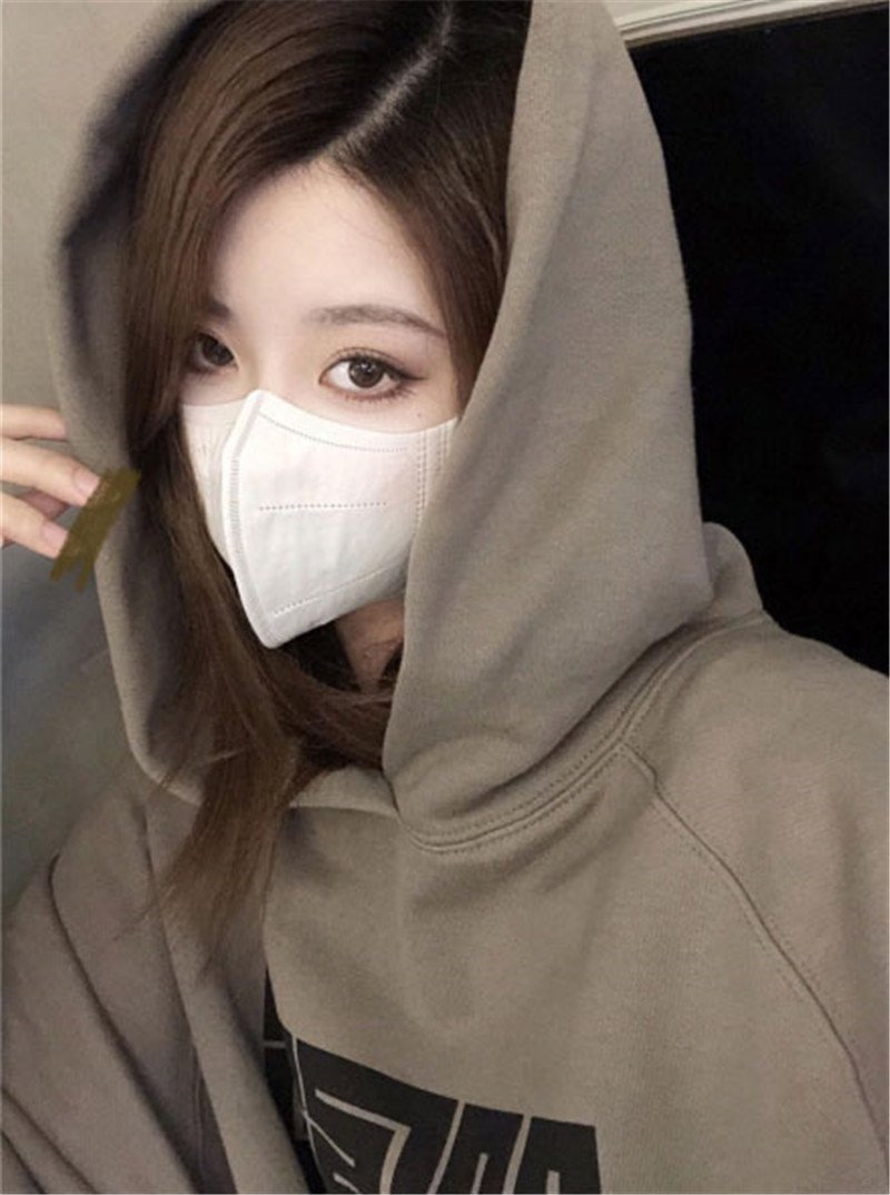 Vapetix M-2XL Vintage Fleece Hooded Sweatshirt for Women 2025 Autumn/Winter Korean Style Student Printed Hooded L – Bild 7