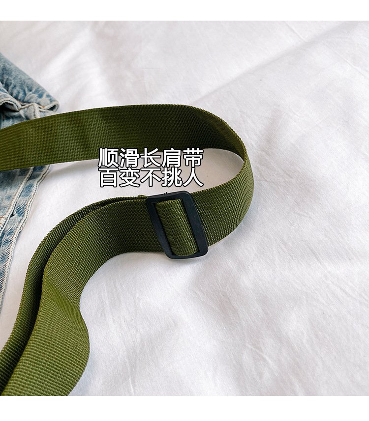 Vapetix Free Size-Free Size Street Trend Solid Color Chest Bag 2024 Spring New Fashion Casual Waist Bag for Men and Women, Lett – Bild 8