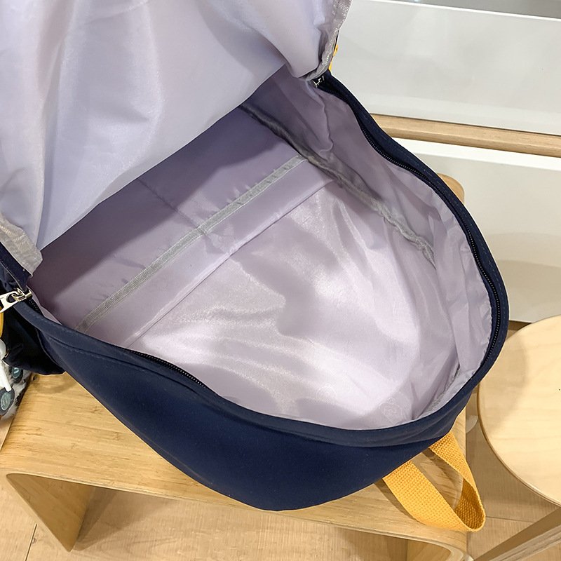 Vapetix Small number-Large + Pendant Large Capacity Dual-Shoulder Bag Fashionable for Men and Women Simple Music Print Commuting Travel – Bild 7