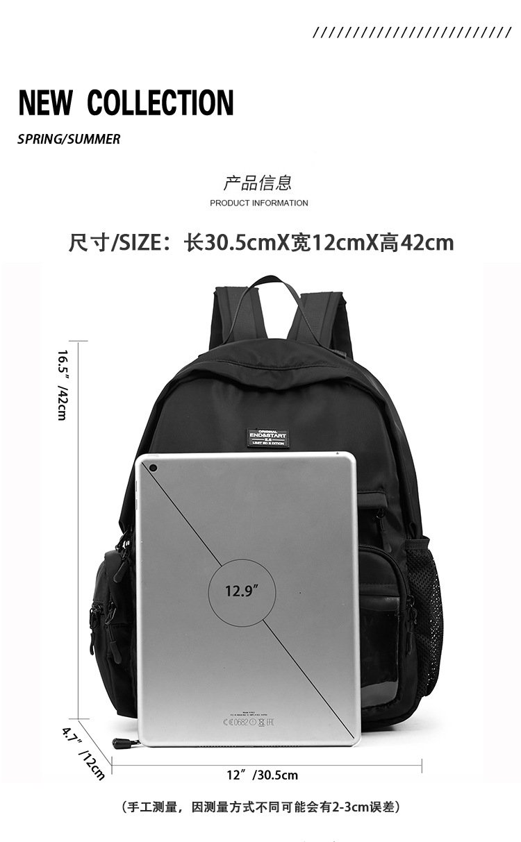 Vapetix Free Size-Free Size Chic Brand School Bag Travel Backpack for Middle School Students, College Students, High School Stu – Bild 5