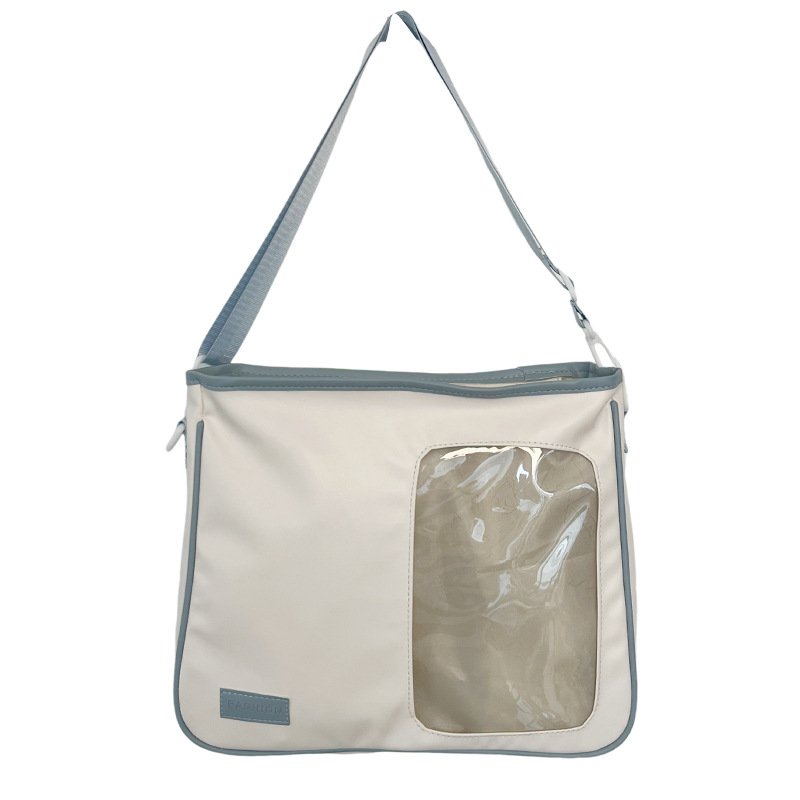 Vapetix Free Size-Free Size Women's Crossbody Bag Cute Cartoon Transparent Doll Bag College Style Japanese Soft Girl Simple Lar – Bild 6