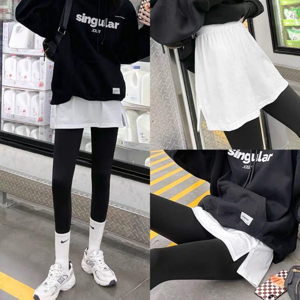 Vapetix M-XL Layering a faux two-piece sweatshirt with a street-style puff bottom that covers the buttocks linin – Bild 8