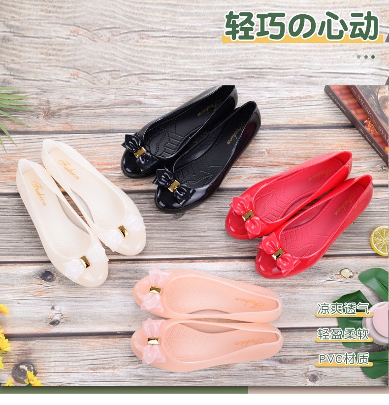 Vapetix 36-40 Women's Jelly Sandals Fashion Outdoor Wear Flat Non-Slip Mother Thick Sole Shallow Mouth Cap Fairy – Bild 7