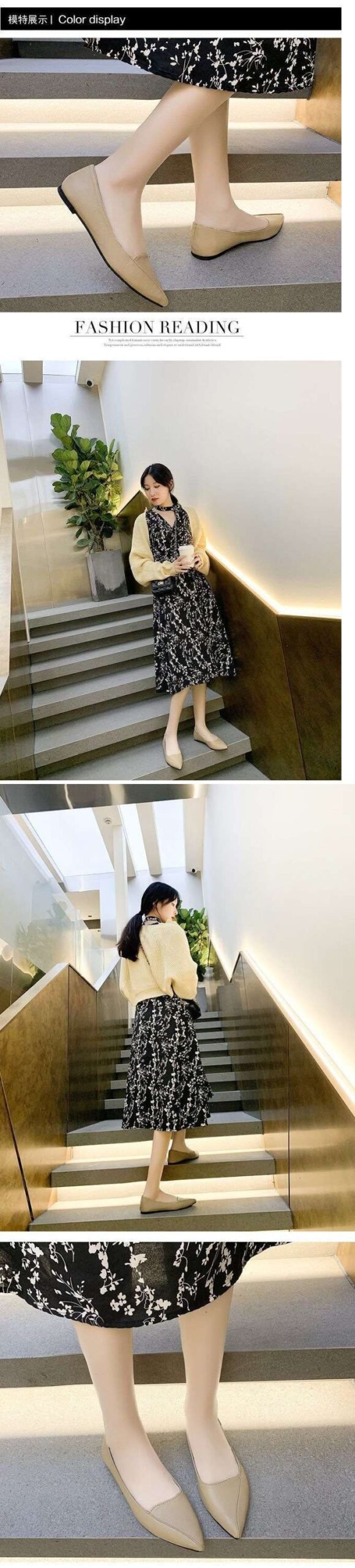 Vapetix 35 standard code-40 standard codes Women's Single Strap Spring 2025 Soft Flat Slip-On Sneakers Korean Style Versatile Casual Soft Sole – Bild 6