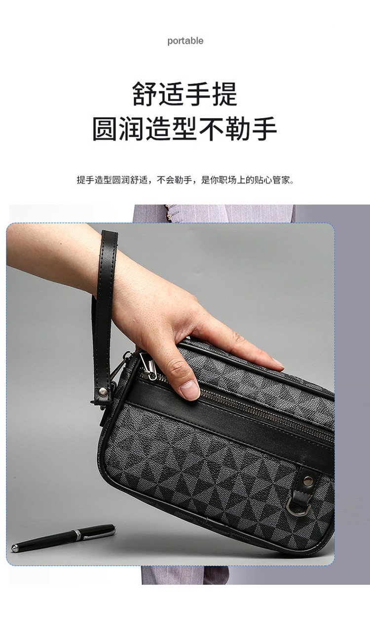 Vapetix Free Size-Free Size Men's Bag High-Grade Crossbody Bag Men's Bag Casual Fashion Trend Single Shoulder Bag Business Comm – Bild 5