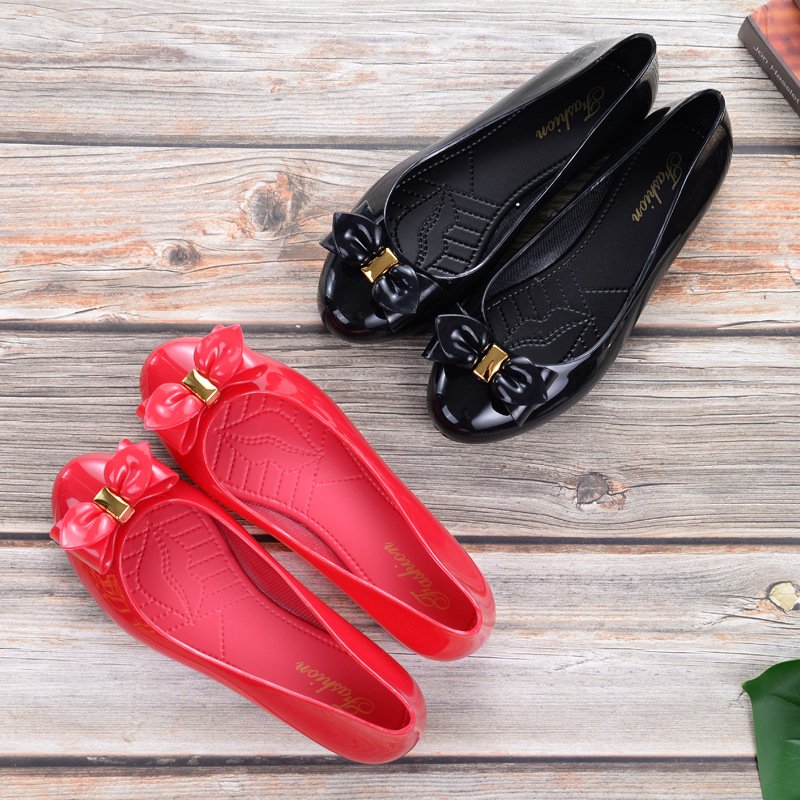 Vapetix 36-40 Women's Jelly Sandals Fashion Outdoor Wear Flat Non-Slip Mother Thick Sole Shallow Mouth Cap Fairy – Bild 9