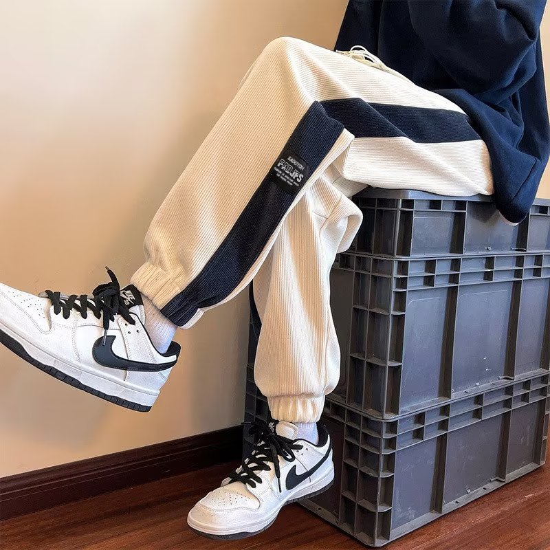 Vapetix M【40-50 kg】-3XL【65-72 kg】 Heavyweight men's spring and autumn trend ankle-length pants, high school fashion brand, Instagram – Bild 8