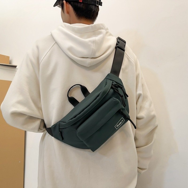 Vapetix Free Size-Free Size Men's Crossbody Bag, Streetwear Fashion Sporty Unisex Single Strap Bag, Versatile Chest Bag for Men - 图片 8