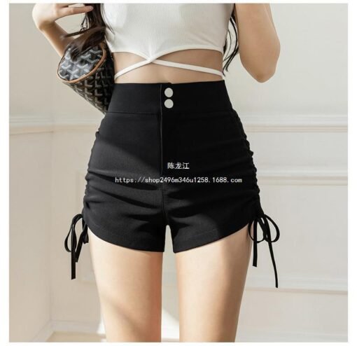 Vapetix XS-4XL  Pleated sexy summer and autumn children's shorts, A-line hot pants, high-waisted trendy new style w – Bild 7