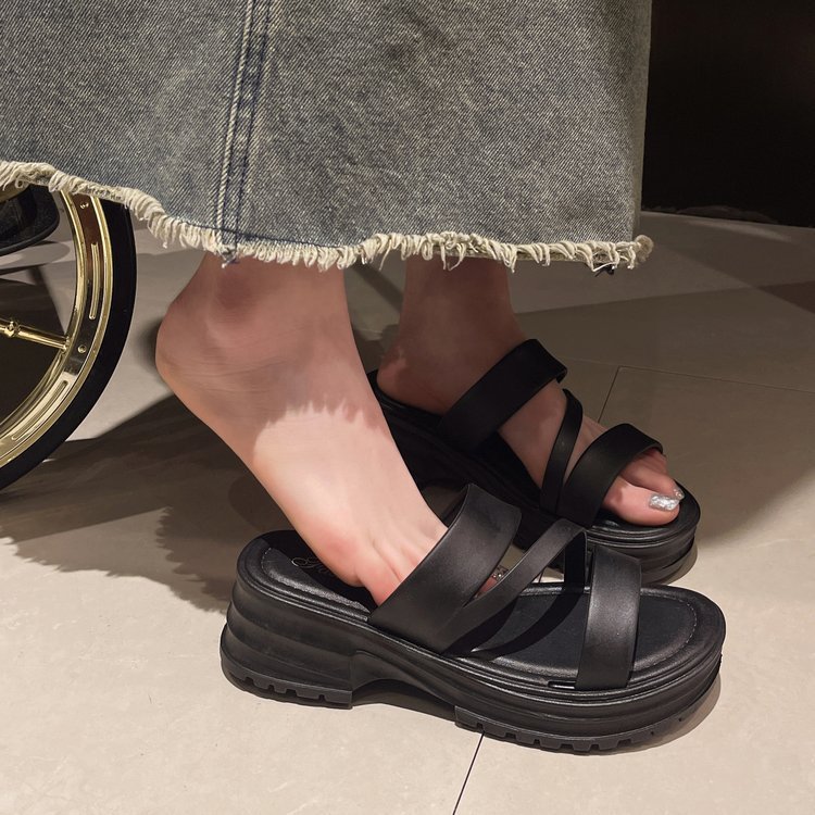 Vapetix 35-40 Fairy sandals women's outdoor summer all-match retro comfortable thick-soled flat sandals trendy – Bild 7