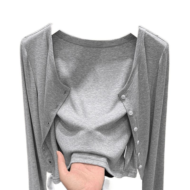 Vapetix ❈❈S suggests 75-95 pounds❈❈-XS recommended 50-60 pounds Spring and Autumn Knitted Cardigan Coat for Women, Summer Outdoor Matching Tank Top Skirt Blouse Op – Bild 9