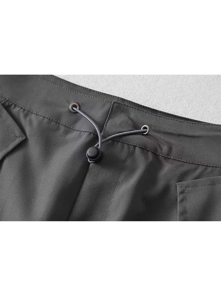 Vapetix S code【85-100斤】 translated into English is "S code【85-100 jin】"-Size 5XL (Recommended for 175-200 lbs) Grey workwear skirt new plus size suitable for pear-shaped body half skirt fat sister mm loose hide – Bild 8