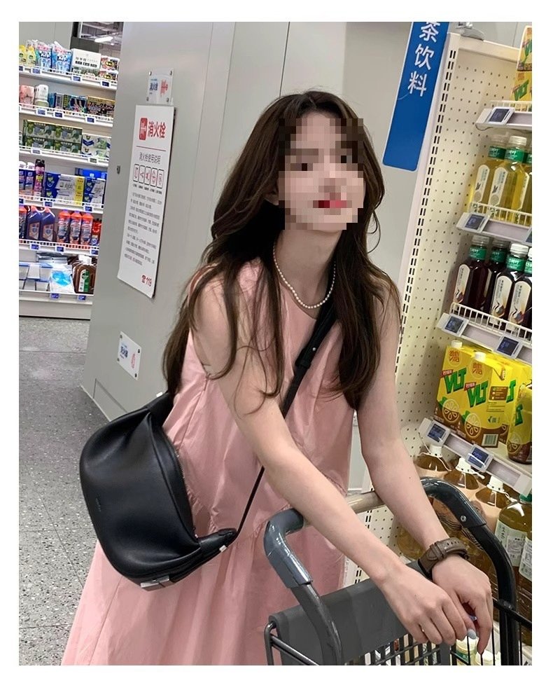 Vapetix S-XL Loose Pink Tank Top Bodysuit Dress for Plus Size and Petite Women, Unisex Summer Outfit with Unique – Bild 7