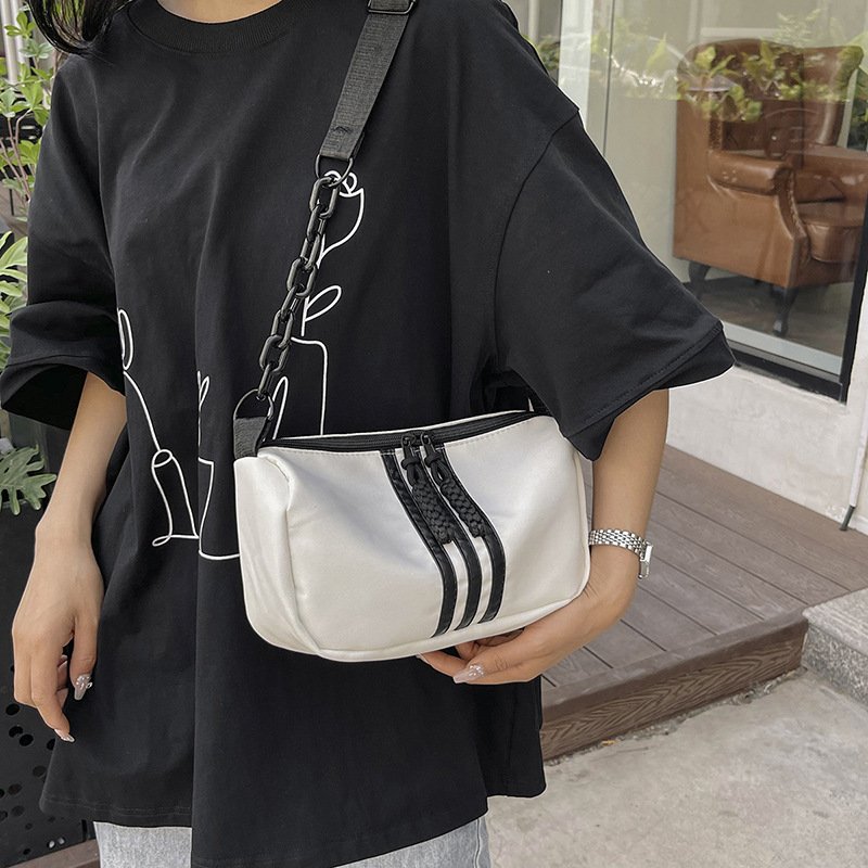 Vapetix Free Size-Free Size Crossbody Pillow Bag Trendy 2024 New Elegant Shoulder Bag Casual Fashion Personality Hip Bag Women - 图片 8
