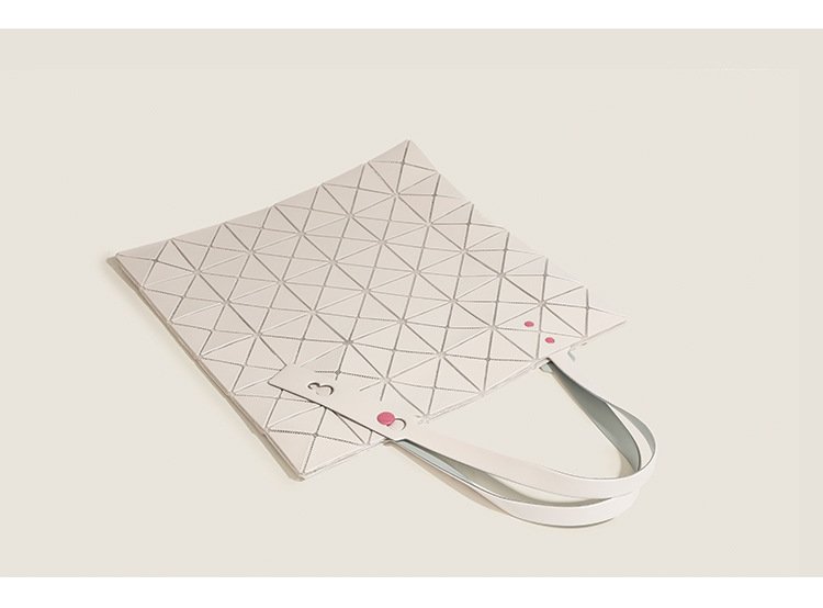 Vapetix Free Size-Free Size 2025 Six-Grid Geometric Rhombus Tot Bag Limited Color Pin Matte Handbag Versatile Large Capacity Sh – Bild 8