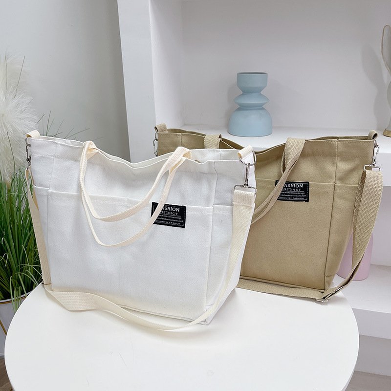 Vapetix Free Size-Free Size 2025 Large Capacity Canvas Bag for Women Commute Shoulder Tote Bag Casual Unique Design Single Shou – Bild 9