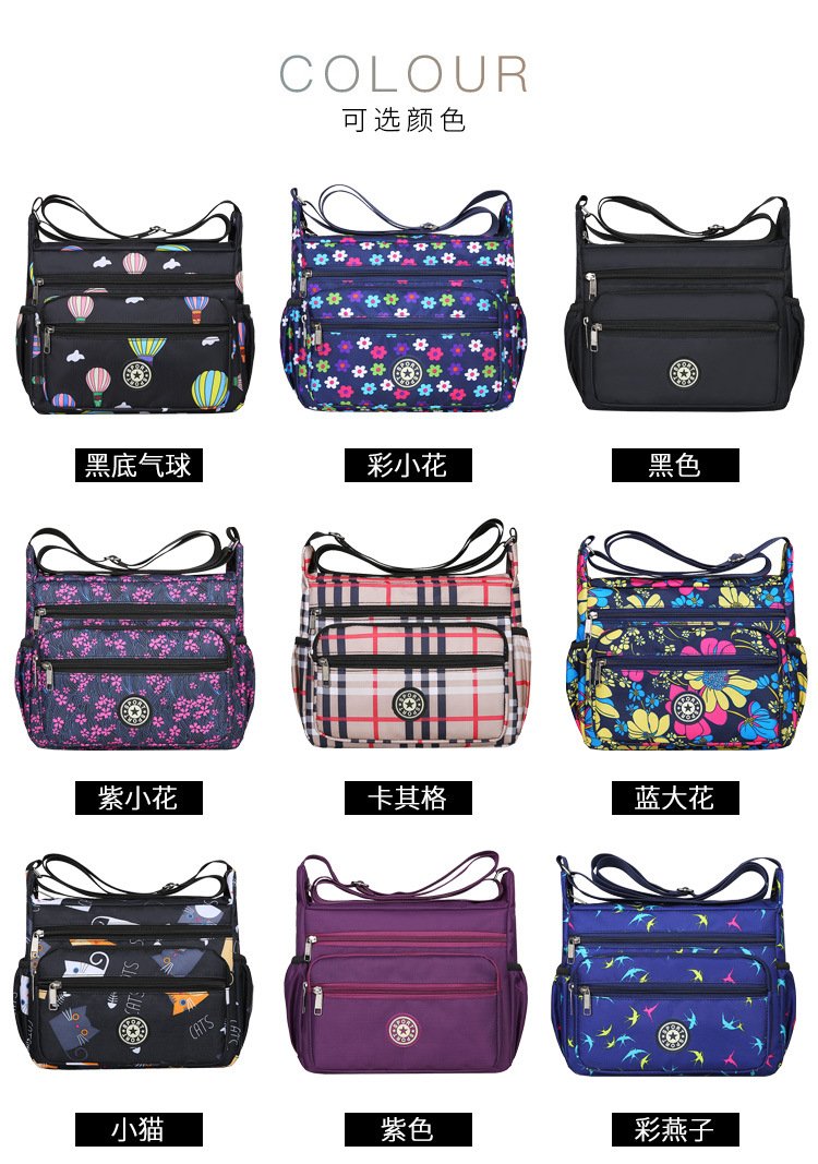 Vapetix Free Size-Free Size Women's Handbag Manufacturer Wholesale New Fashion Nylon Fabric Middle-Aged Mother Bag Large Capaci – Bild 8