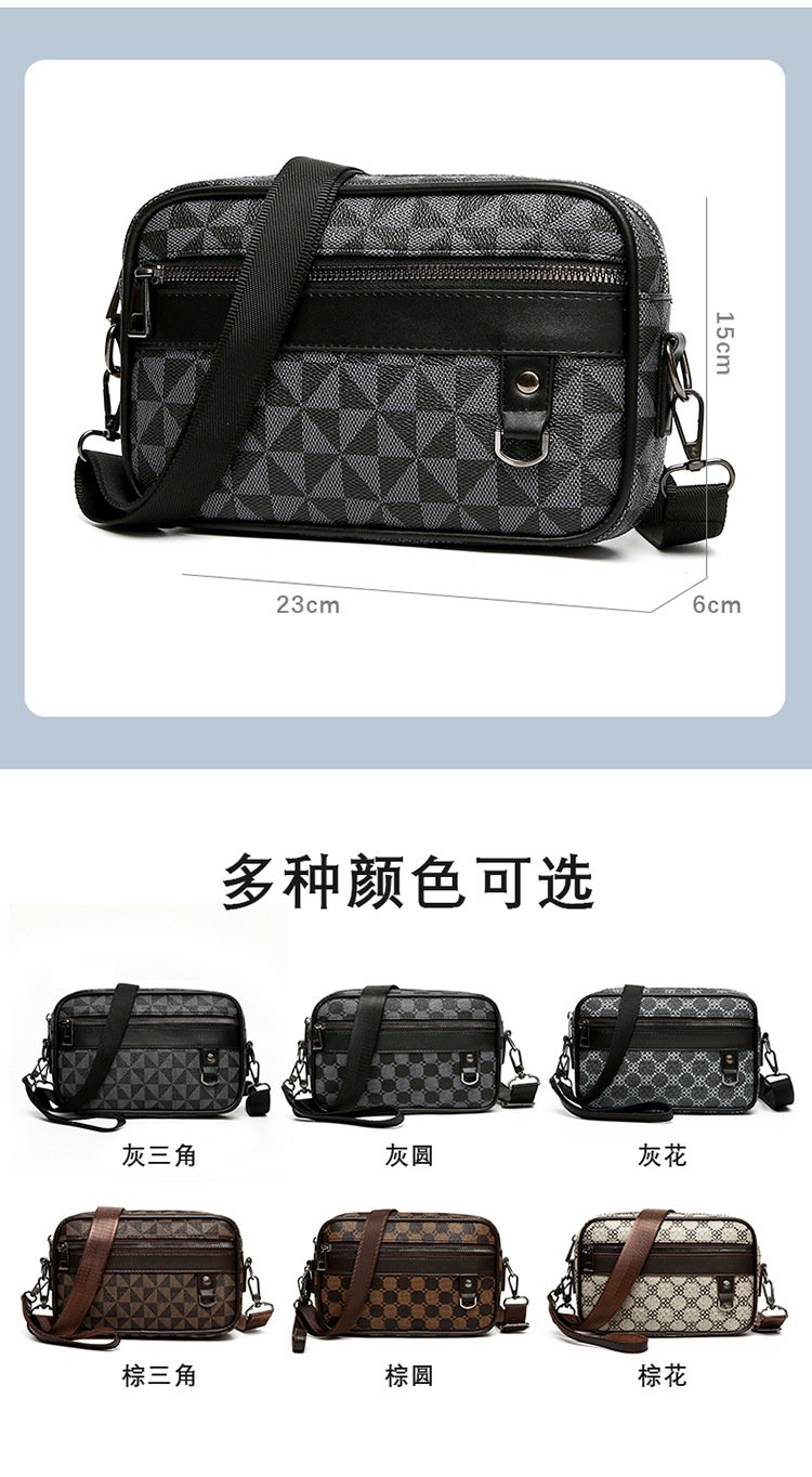 Vapetix Free Size-Free Size Men's Bag High-Grade Crossbody Bag Men's Bag Casual Fashion Trend Single Shoulder Bag Business Comm – Bild 9