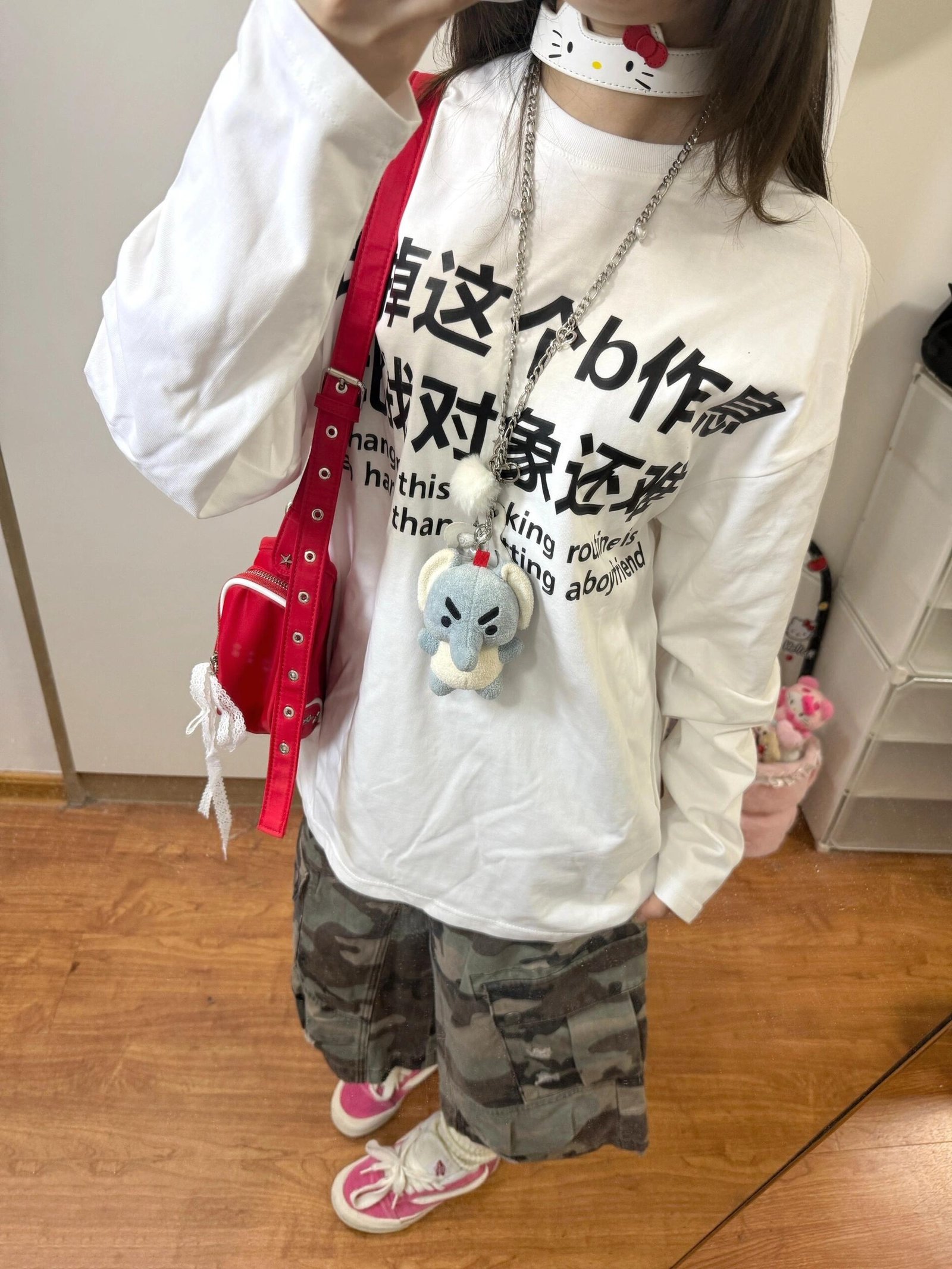 Vapetix M-2XL High-quality【21-ply cotton 220g (combed tight)】new spring and autumn long-sleeved women's printed t – Bild 2