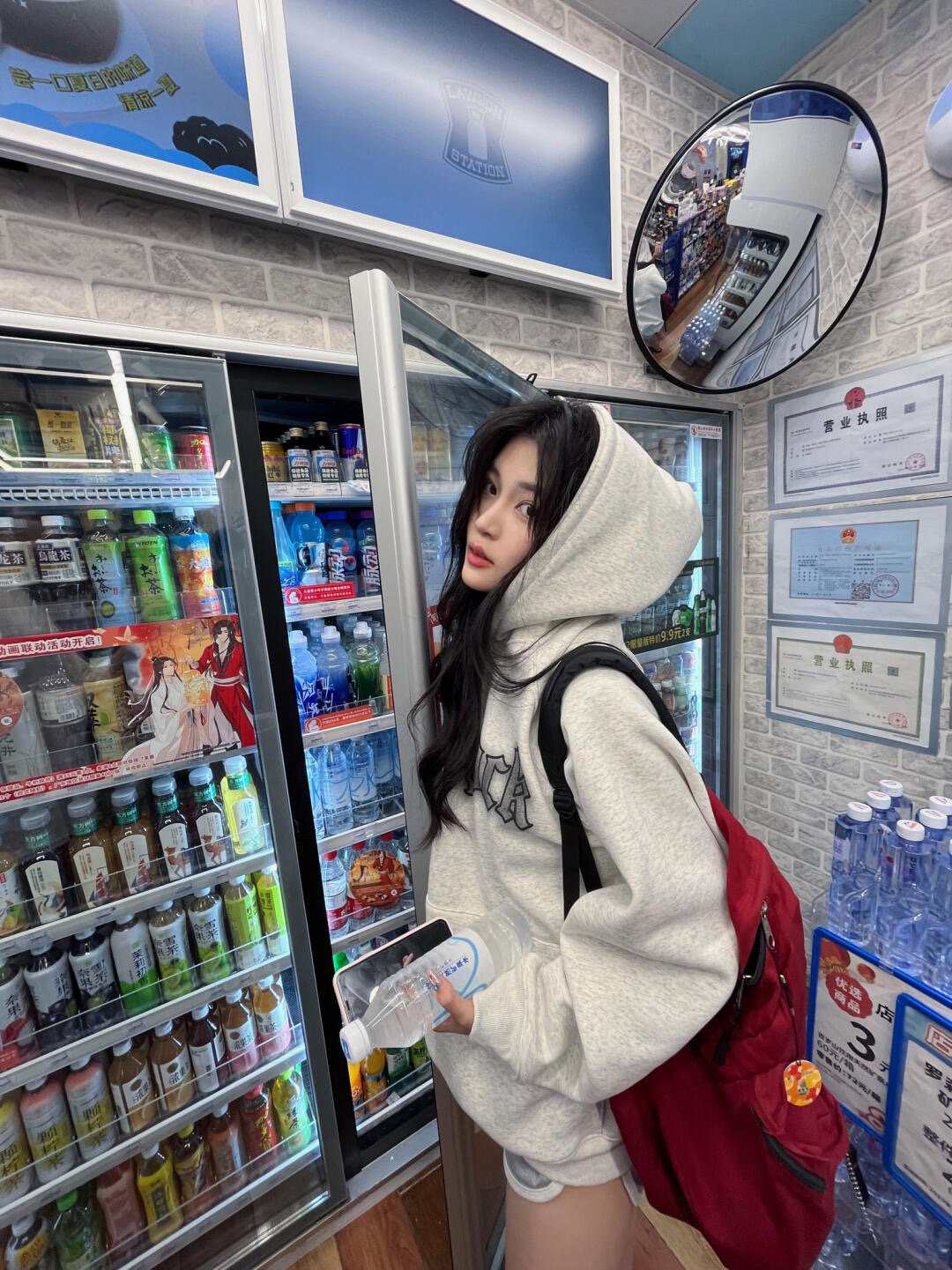 Vapetix M-2XL Unhinged Hooded Sweatshirt Women's Fall/Winter Print - 320g Pure Cotton, Huacotton, Milk Silk Blend – Bild 3