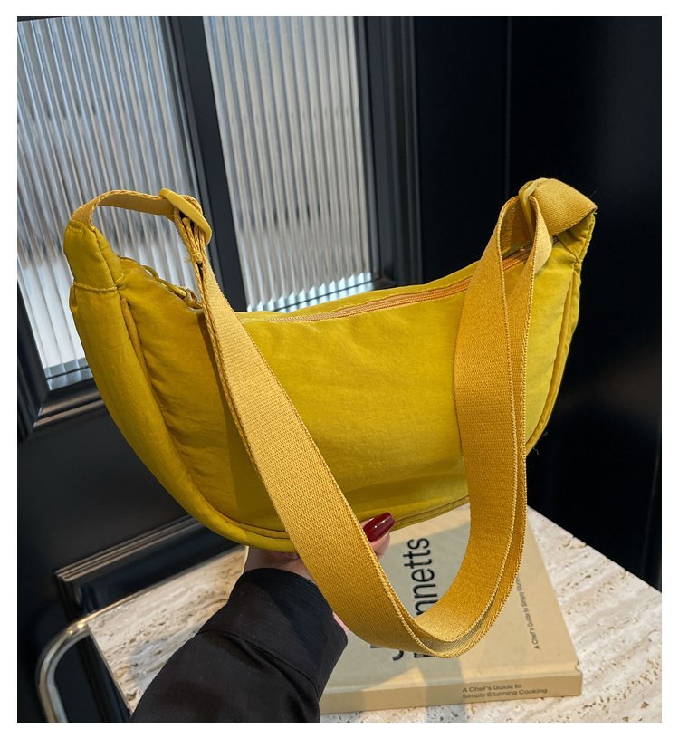 Vapetix One size fits all-One size fits all Simple lightweight small bag women's crossbody bag nylon dumpling bag women's versatile shoulder ba