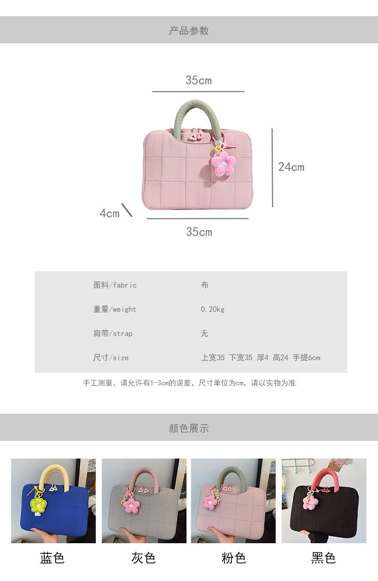 Vapetix With accessories-Without accessories 2025 Fashion Handheld Square Makeup Bag with Large Capacity Portable Storage Bag Travel Storage Bag