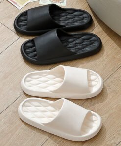 Vapetix Size 36-37 suggested 35-36 for the foot-Size 44-45 recommended for 43-44 feet EVA Slippers for Women Household Summer Hotel Guest Room Bathroom Shower Home Cooling Slippers for