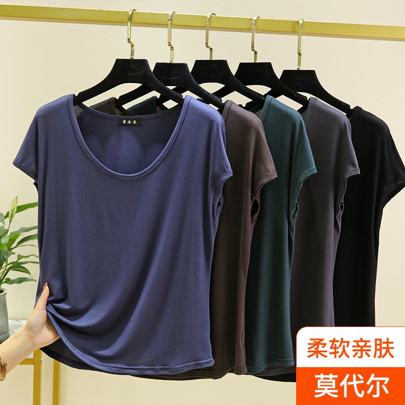 Vapetix M (Recommended 80-110 lbs)-2XL (Recommended for 150-170 lbs) Relaxed Modal Sleeveless Top for Women, Summer Inner Thin Tank Top, Plus Size Casual Top, Versatile – Bild 3