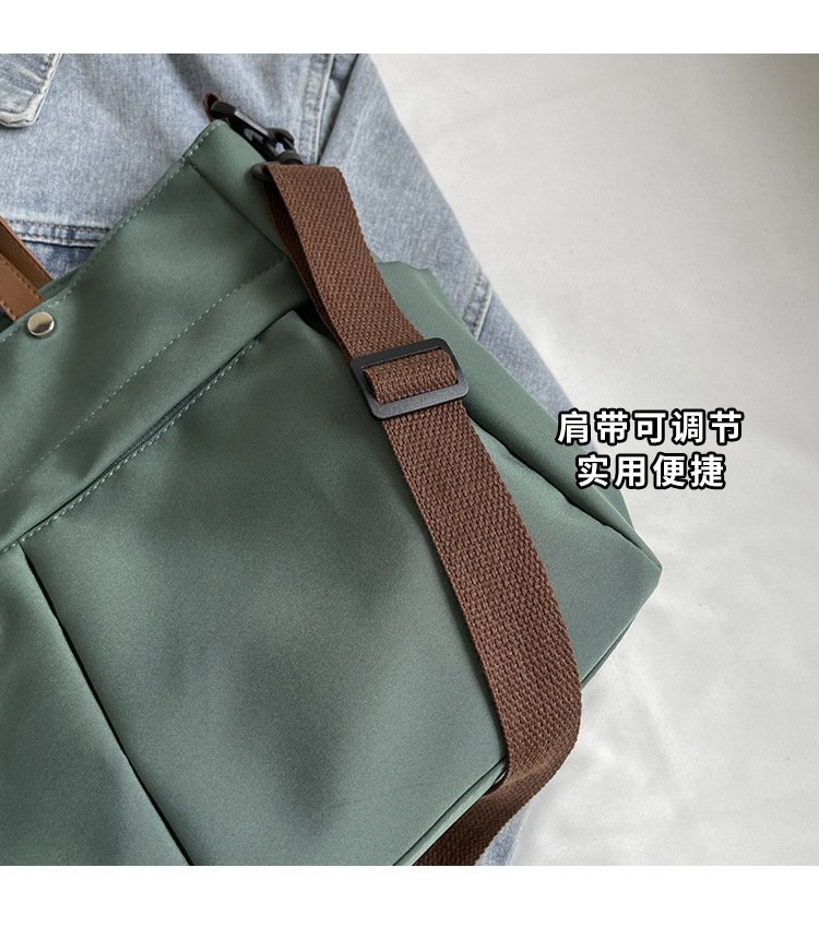 Vapetix Free Size-Free Size Nylon Single Strap Bag, Casual and Versatile Tote Bag, Korean Style Simple Large Capacity Women's B – Bild 6