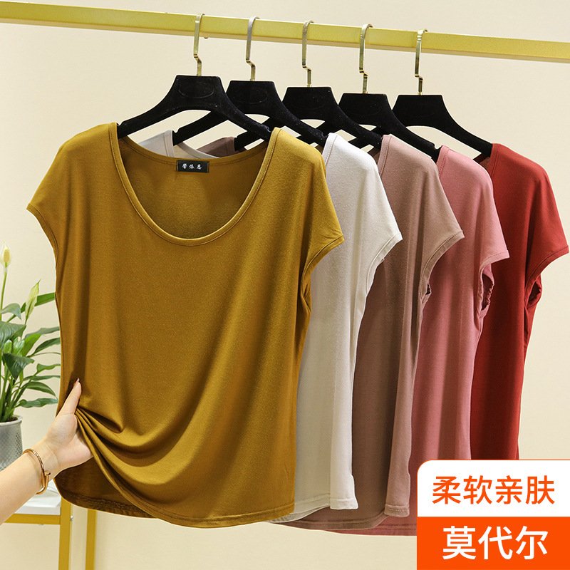 Vapetix M (Recommended 80-110 lbs)-2XL (Recommended for 150-170 lbs) Relaxed Modal Sleeveless Top for Women, Summer Inner Thin Tank Top, Plus Size Casual Top, Versatile – Bild 5