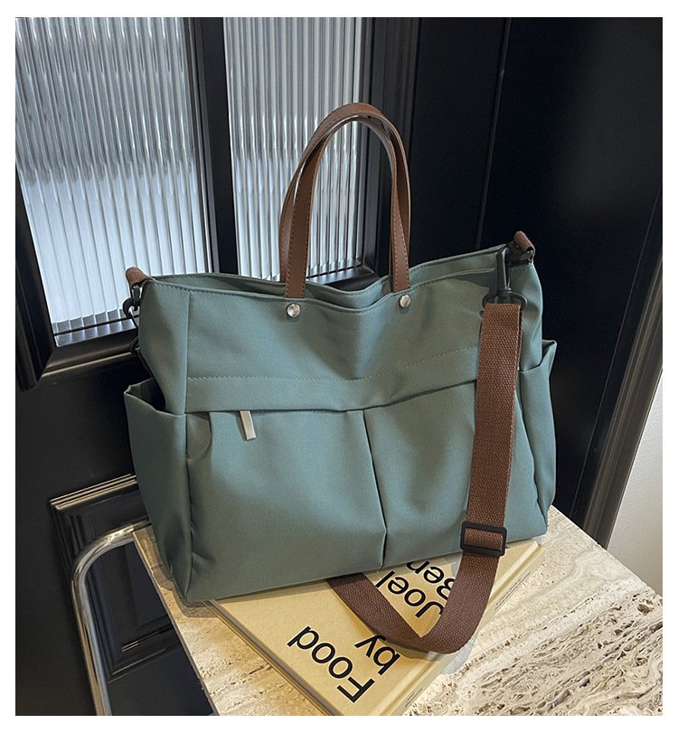 Vapetix Free Size-Free Size Nylon Single Strap Bag, Casual and Versatile Tote Bag, Korean Style Simple Large Capacity Women's B – Bild 9