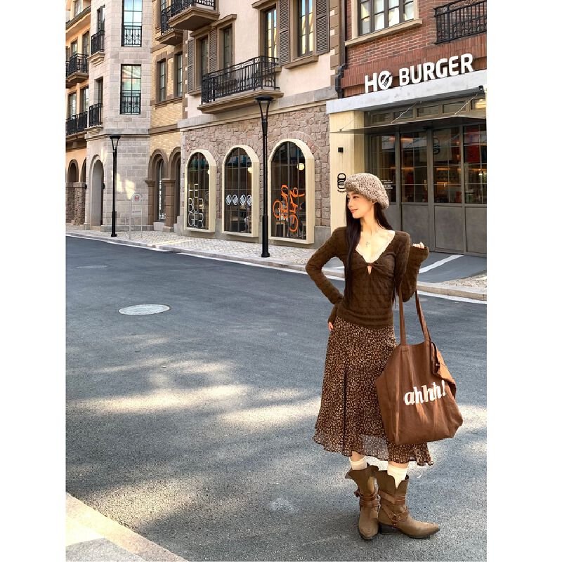 Vapetix S-XL Original lace inner wear base top women autumn winter high-end long sleeve t-shirt lace V-neck two- - 图片 8