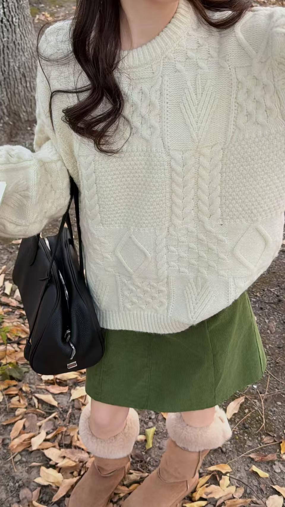 Vapetix Free Size-Free Size Imagine SAILORMOON New 2025 Winter Elegant Crew Neck Christmas Atmosphere Fashion Slim Women's Swea - 图片 9